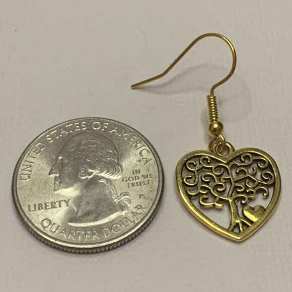Tree of Life Earring, Celtic Earring, Heart Earring, Valentine Earring, Gift - Picture 3 of 5